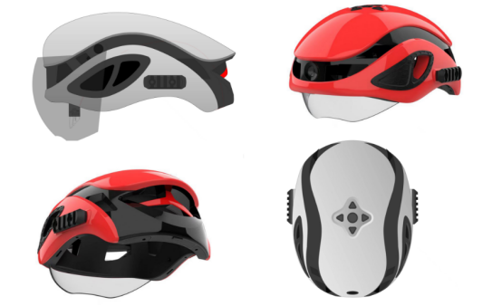 UWB衛星定位對講水域救援頭盔